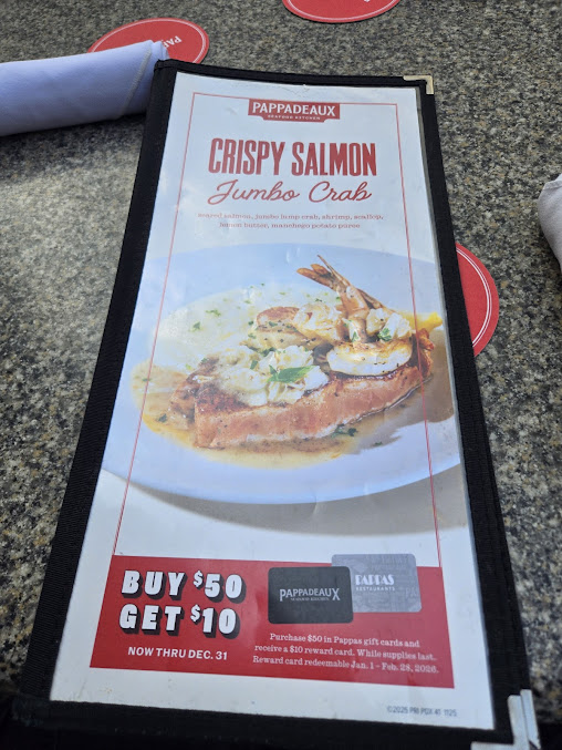 Menu Pappadeaux Seafood Kitchen - 5