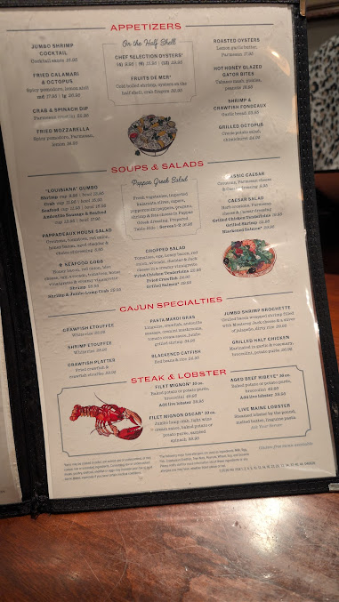 Menu Pappadeaux Seafood Kitchen - 6