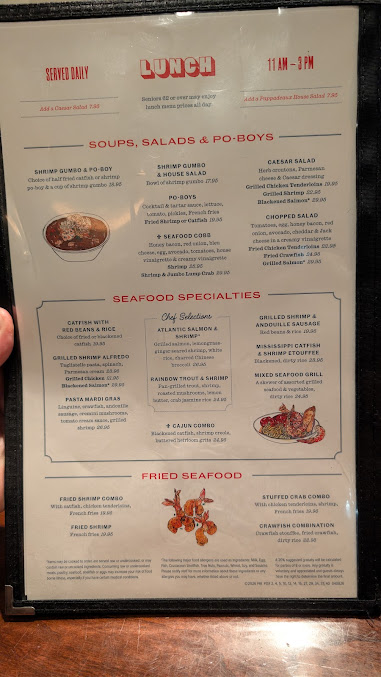Menu Pappadeaux Seafood Kitchen - 8