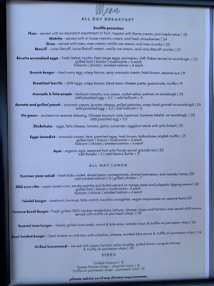 Menu Parida Bondi - 0