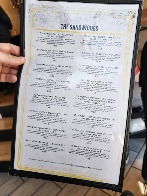 Menu Parish Cafe & Bar - 3