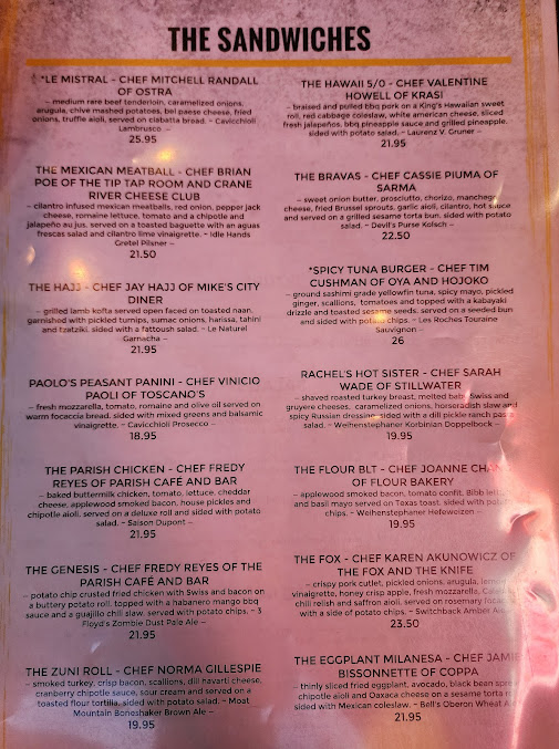 Menu Parish Cafe & Bar - 8