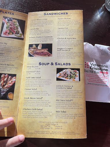 Menu Park Lane Tavern Of Rva Short Pump - 5