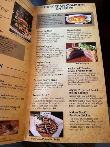 Menu Park Lane Tavern Of Rva Short Pump - 9