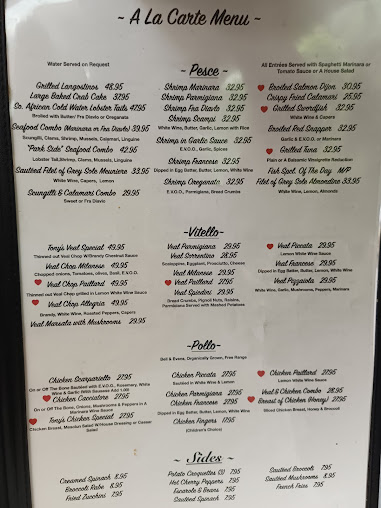 Menu Park Side Restaurant - 5