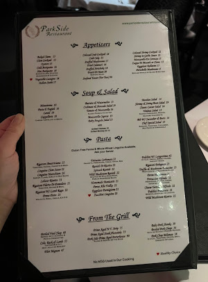 Menu Park Side Restaurant - 7