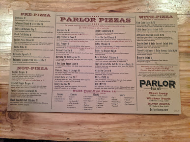 Menu Parlor Pizza Bar Wicker Park - 2