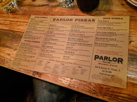 Menu Parlor Pizza Bar Wicker Park - 7