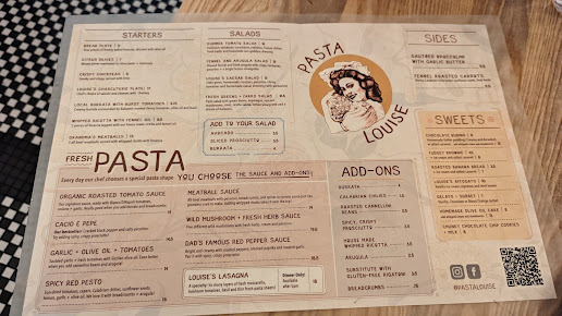 Menu Pasta Louise Restaurant - 0