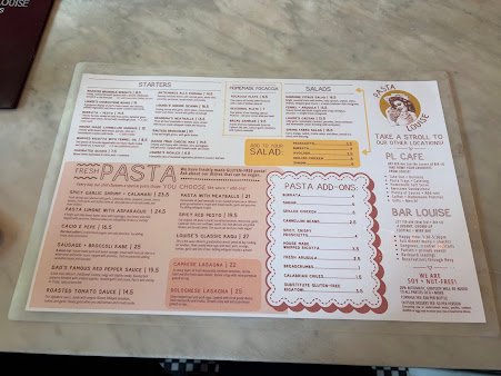 Menu Pasta Louise Restaurant - 2