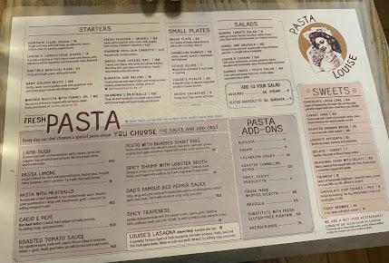 Menu Pasta Louise Restaurant - 5