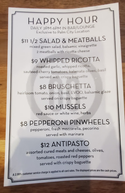 Menu Pastaio Handmade Pasta Pizza Palm City - 0
