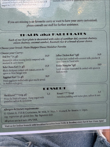 Menu Patakha - 2