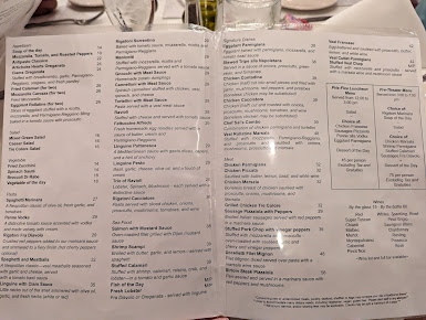 Menu Patsy's Italian Restaurant - 4