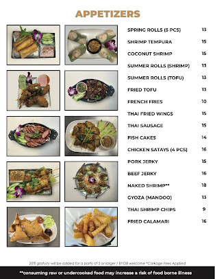 Menu Pattaya Thai - 1