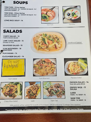 Menu Pattaya Thai - 2
