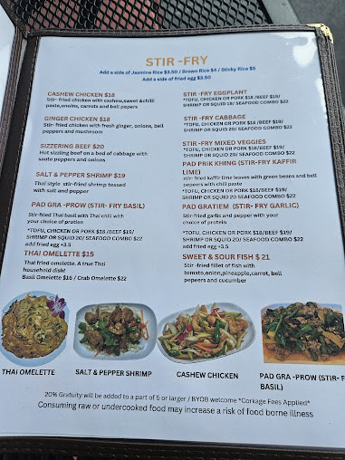 Menu Pattaya Thai - 8