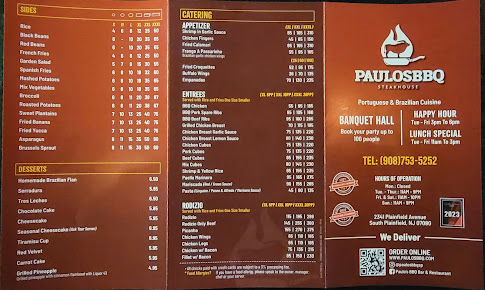 Menu Paulos Bbq Steakhouse - 0