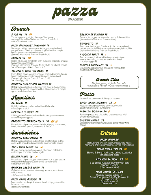 Menu Pazza On Porter - 3