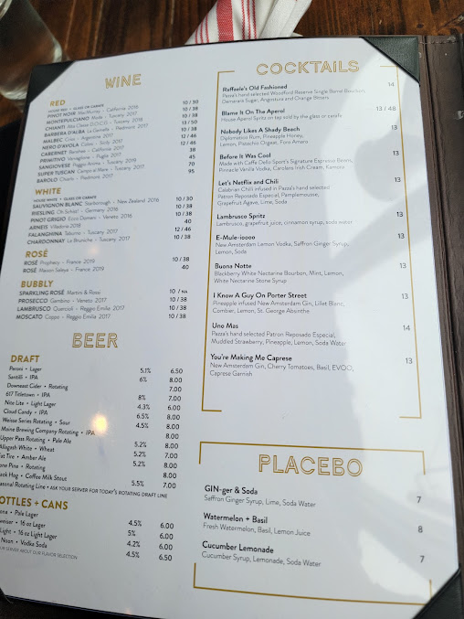Menu Pazza On Porter - 8