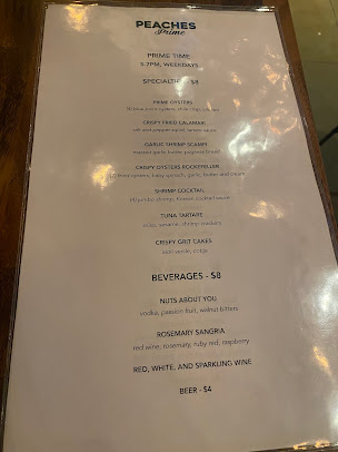 Menu Peaches Prime - 9