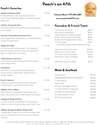 Menu Peach's Restaurant - 6