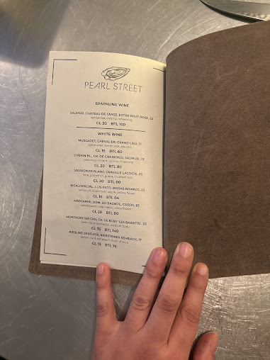 Menu Pearl Street Raw Bar Restaurant - 2
