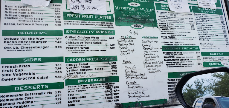 Menu Pearlys Famous Country Cooking - 4