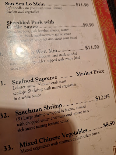 Menu Peking Chinese Restaurant Wytheville - 3