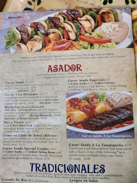 Menu Pepes Mexican Restaurant Griffith - 3