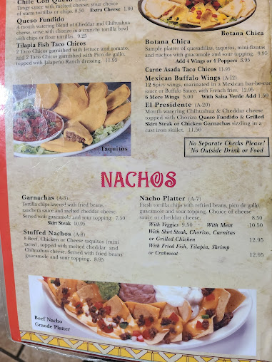 Menu Pepes Mexican Restaurant Griffith - 5