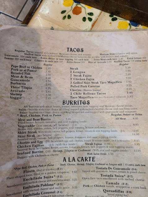 Menu Pepes Mexican Restaurant Griffith - 6