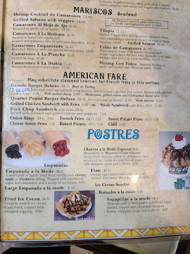 Menu Pepes Mexican Restaurant Griffith - 7