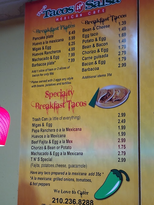 Menu Pepes Tacos N Salsa - 9