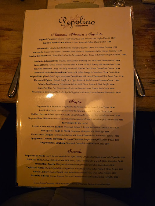 Menu Pepolino - 4