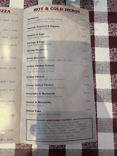 Menu Peppino's - 2