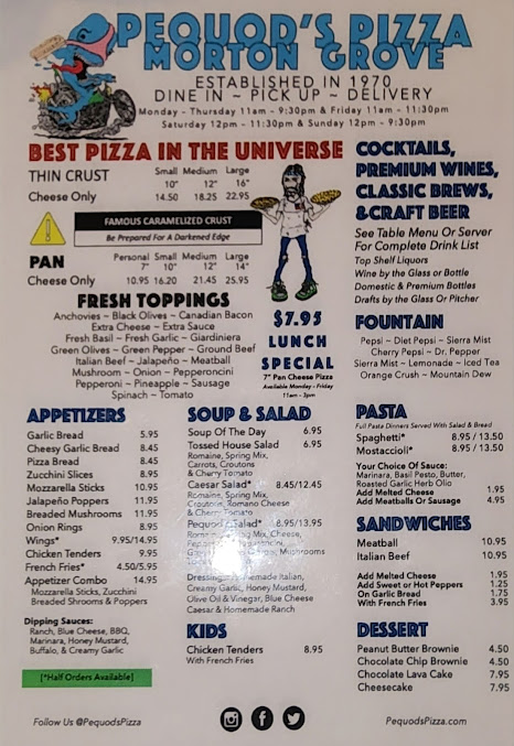 Menu Pequod's Pizza - 1