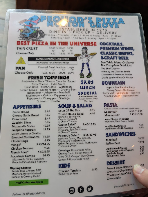 Menu Pequod's Pizza - 2