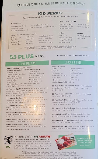Menu Perkins American Food Co. - 3