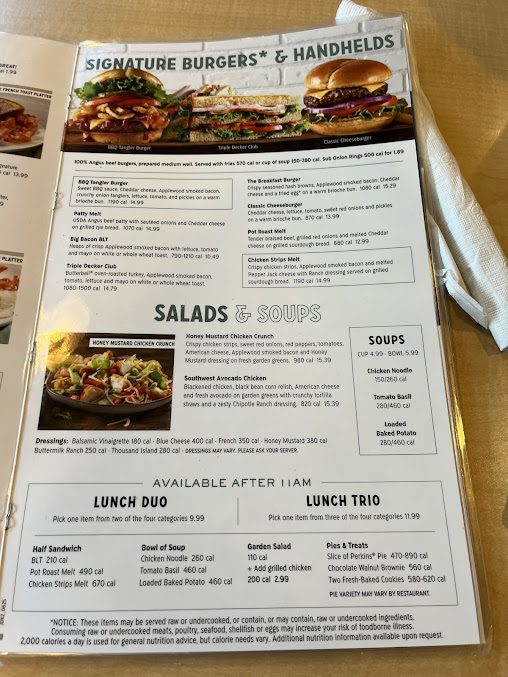 Menu Perkins American Food Co. - 4