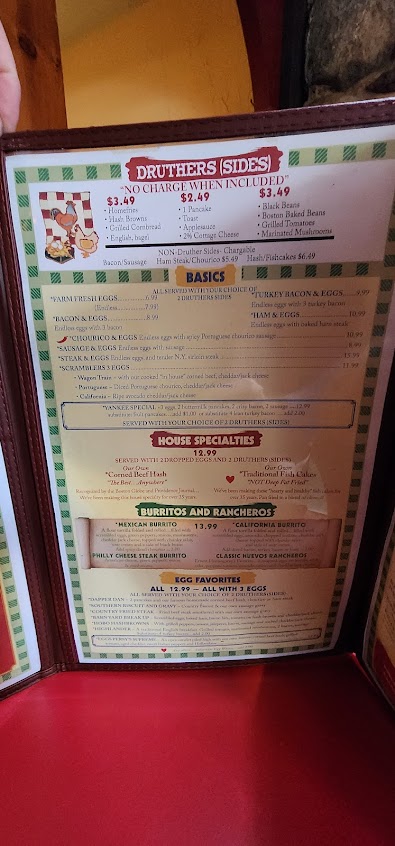 Menu Persys Place Middleboro Ma - 0