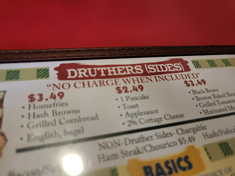 Menu Persys Place Middleboro Ma - 1