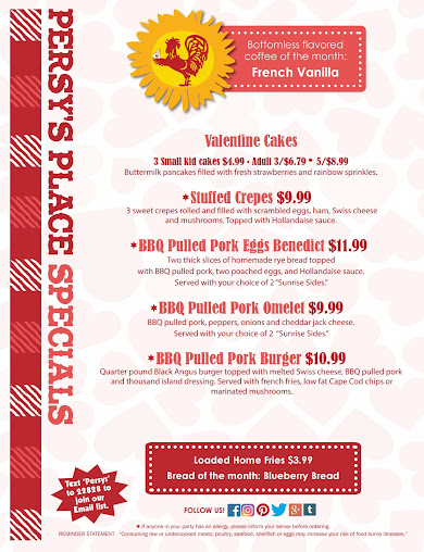 Menu Persys Place Middleboro Ma - 6