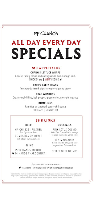 Menu P.f. Chang's - 9
