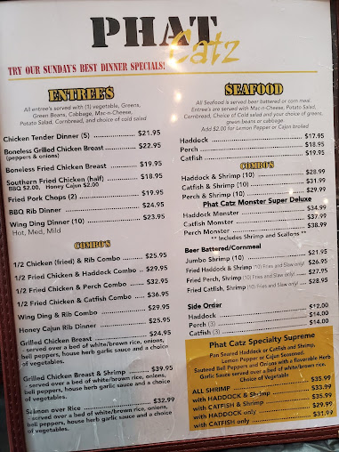 Menu Phat Catz Restaurant Bar - 3