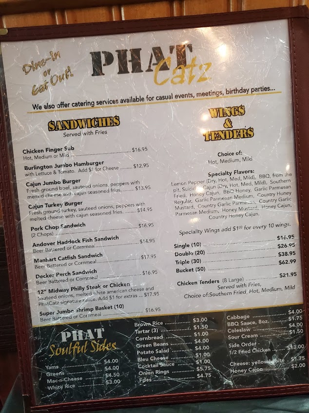 Menu Phat Catz Restaurant Bar - 8
