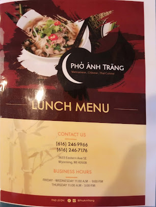 Menu Pho Anh Trang Restaurant - 5