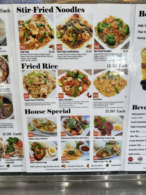 Menu Pho Banh Mi Che Cali - 3