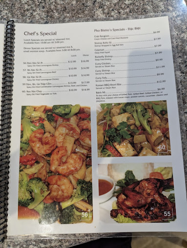 Menu Pho Bistro Vietnamese Cuisine - 5