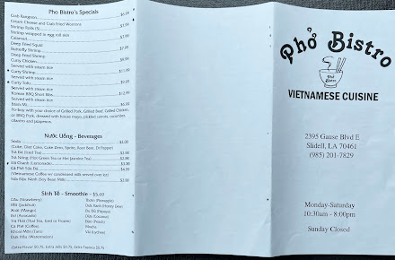 Menu Pho Bistro Vietnamese Cuisine - 7